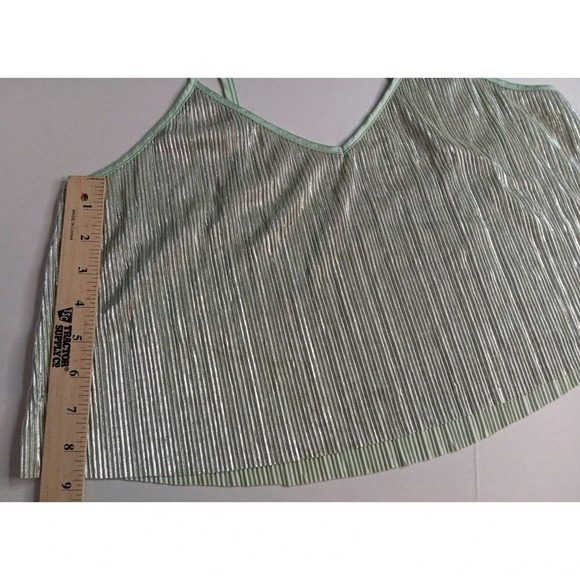 Victoria's Secret Silky Slinkie Textured Lingerie Blue Mint Green Adjustable... - Picture 3 of 8